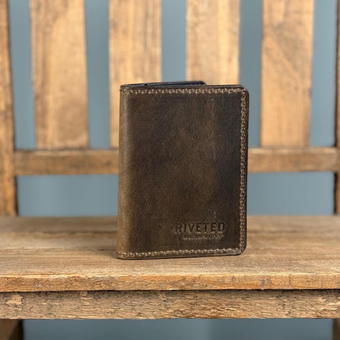 Slim Leather Card Wallet (Horizontal Pockets) - #CW6059H