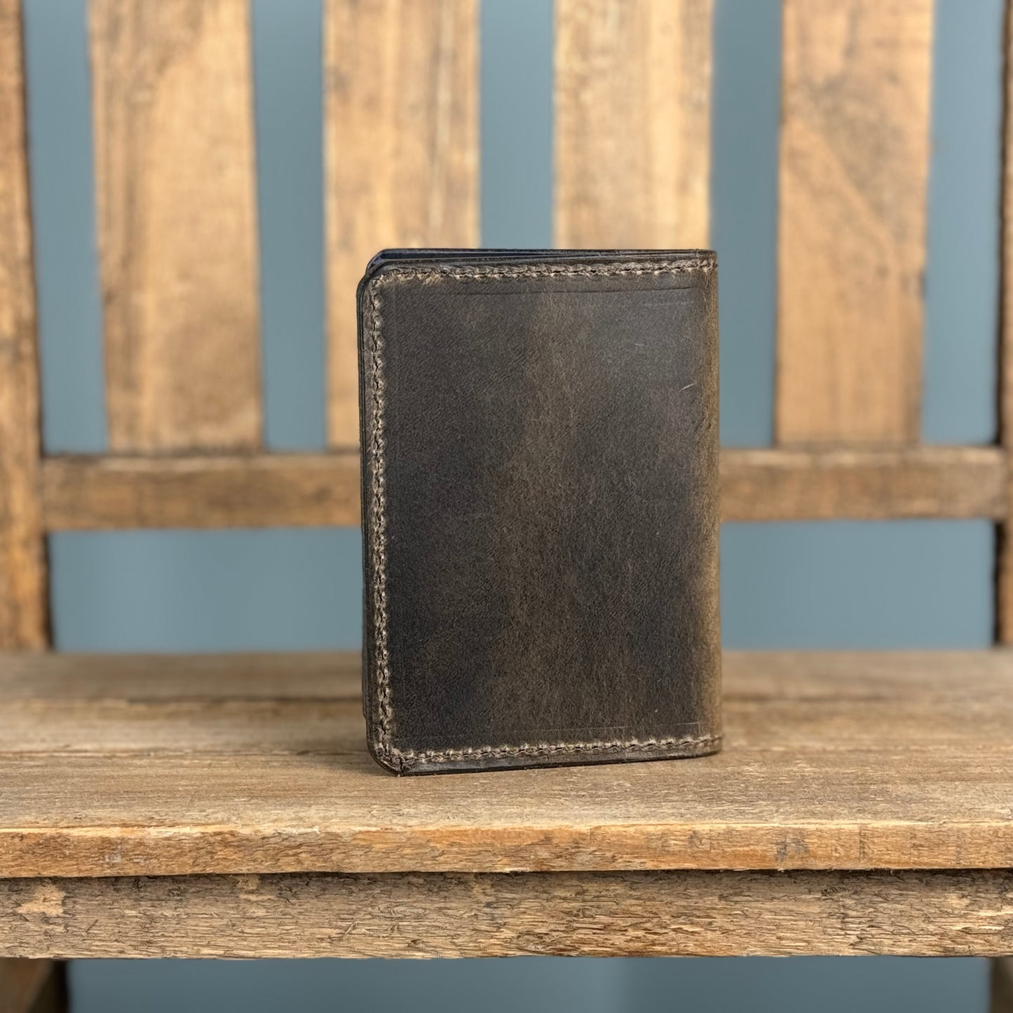 Slim Leather Card Wallet (Horizontal Pockets) - #CW6059H