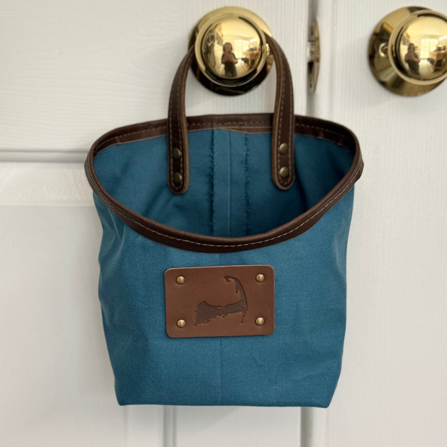 Door Knob Pocket - Turquoise