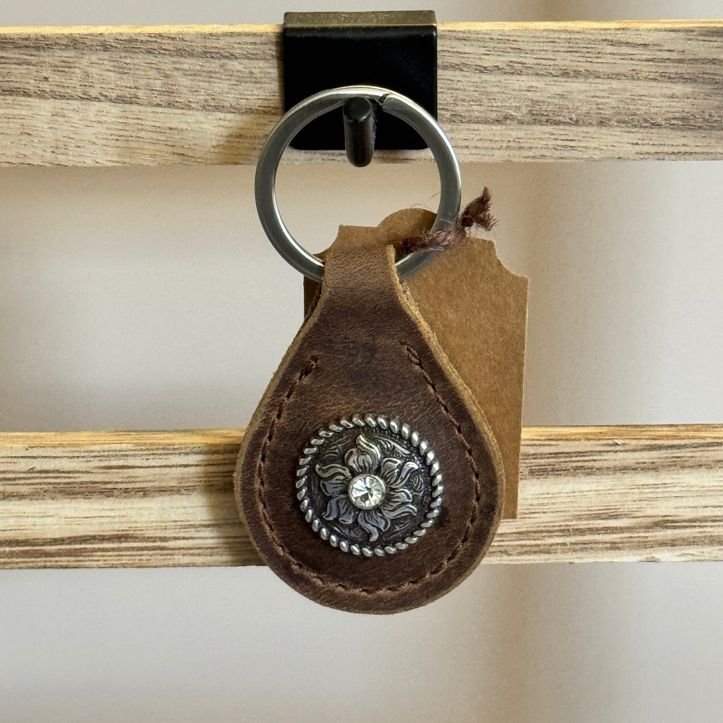 Crystal Flower Key Fob - KF7