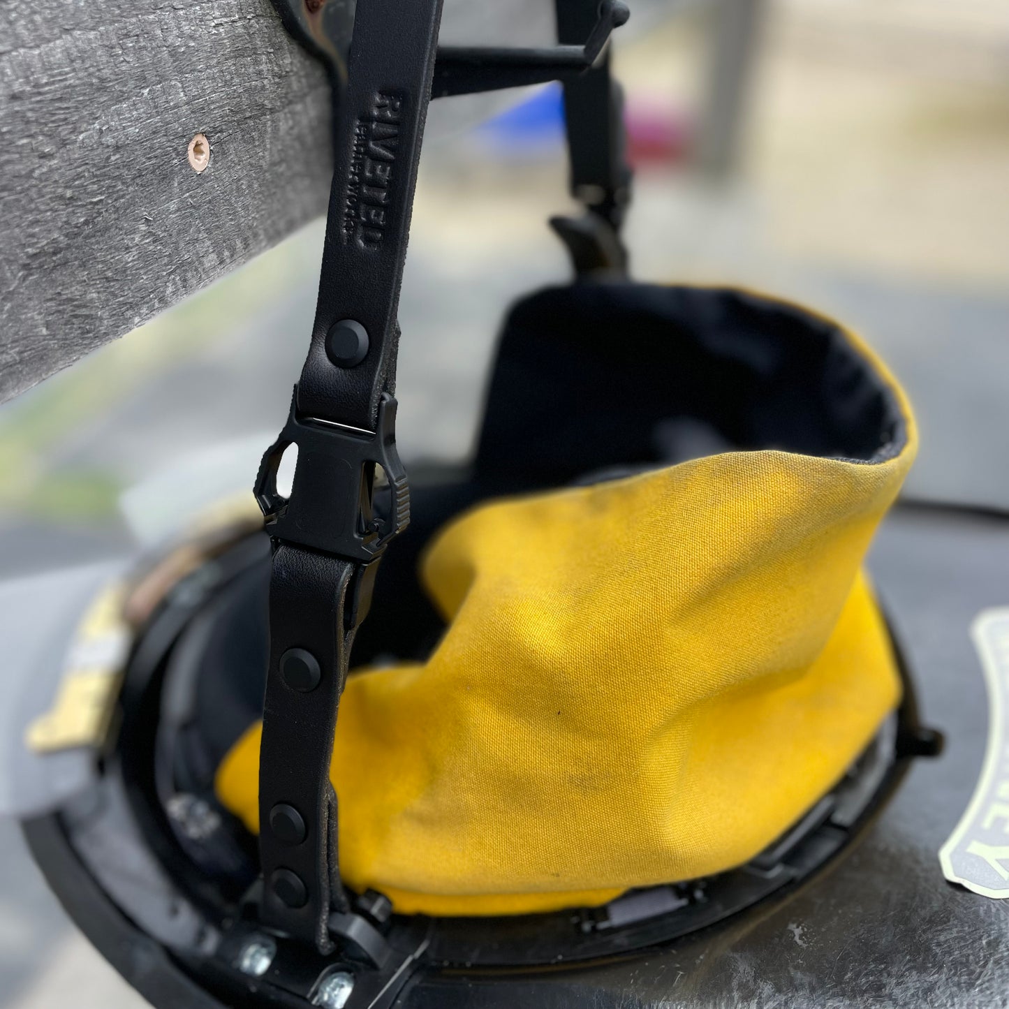 Chinstrap for Firefighter Helmet - WITH stitching