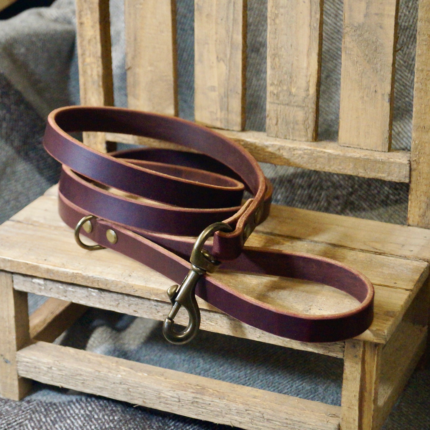 3/4" Heavy Weight Latigo Leash