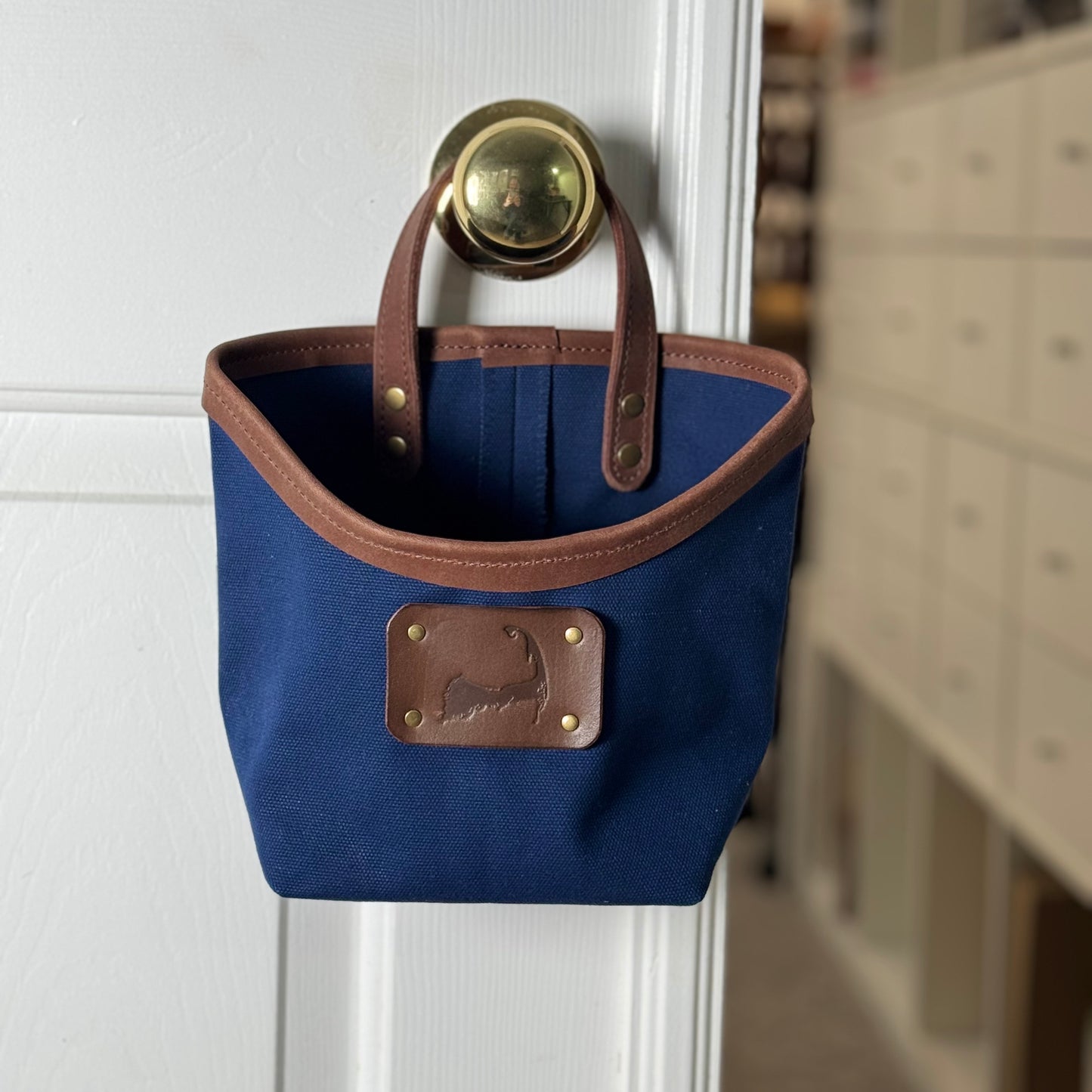 Door Knob Pocket - Navy