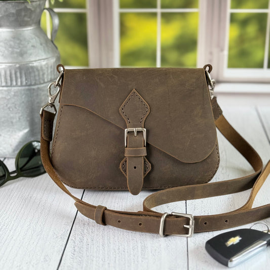 Leather Treehouse Crossbody #32905