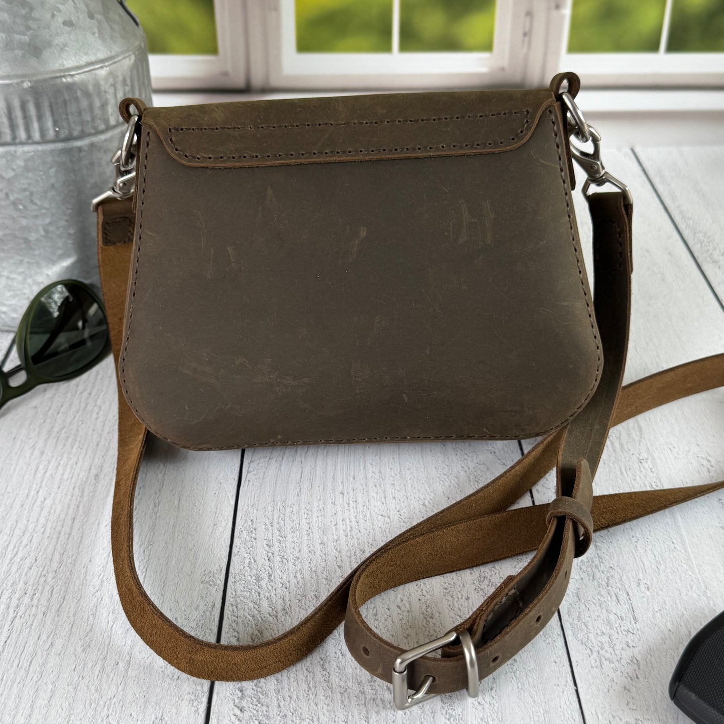 Leather Treehouse Crossbody #32905