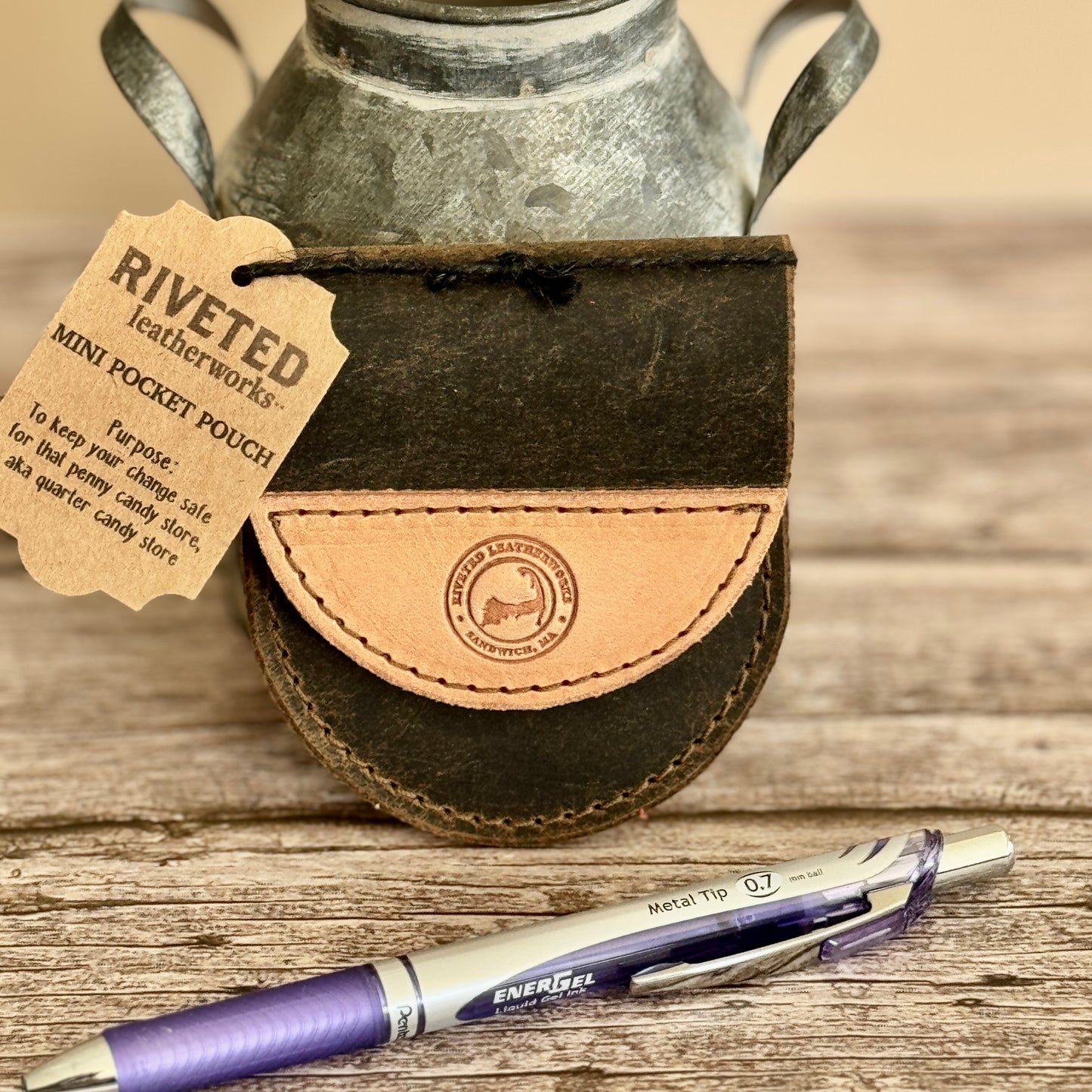 Dark Brown with Logo - #108