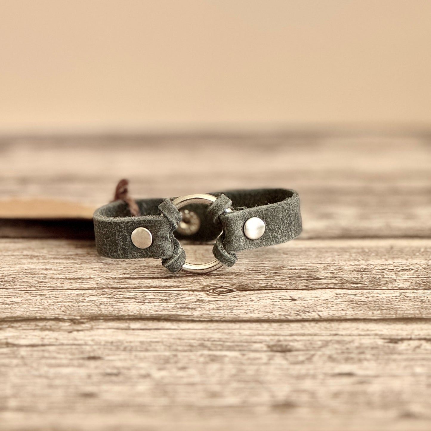 Dark Gray with Silver Loop - SMALL - HL3