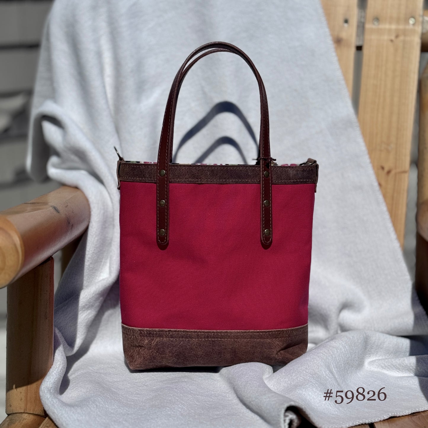 Bright Red Tote #59826
