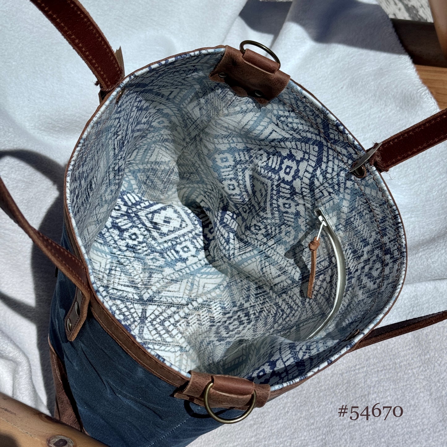 Smoked Blue Tote #54670