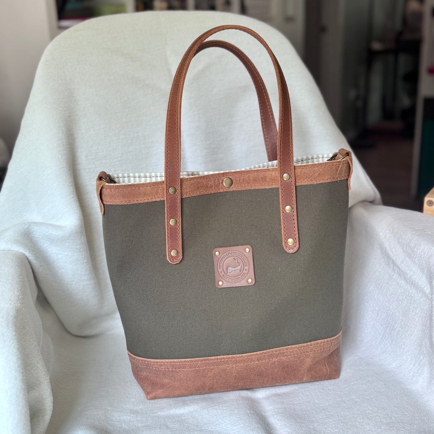 Olive Green Tote #63817