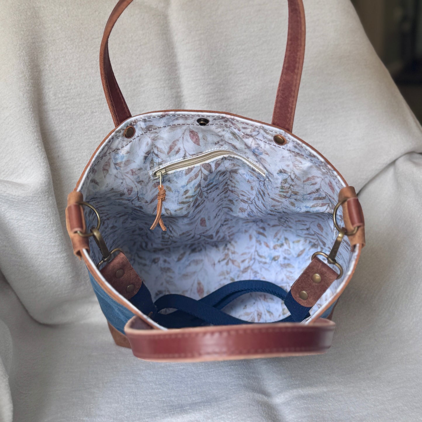 Smoke Blue Tote #04926