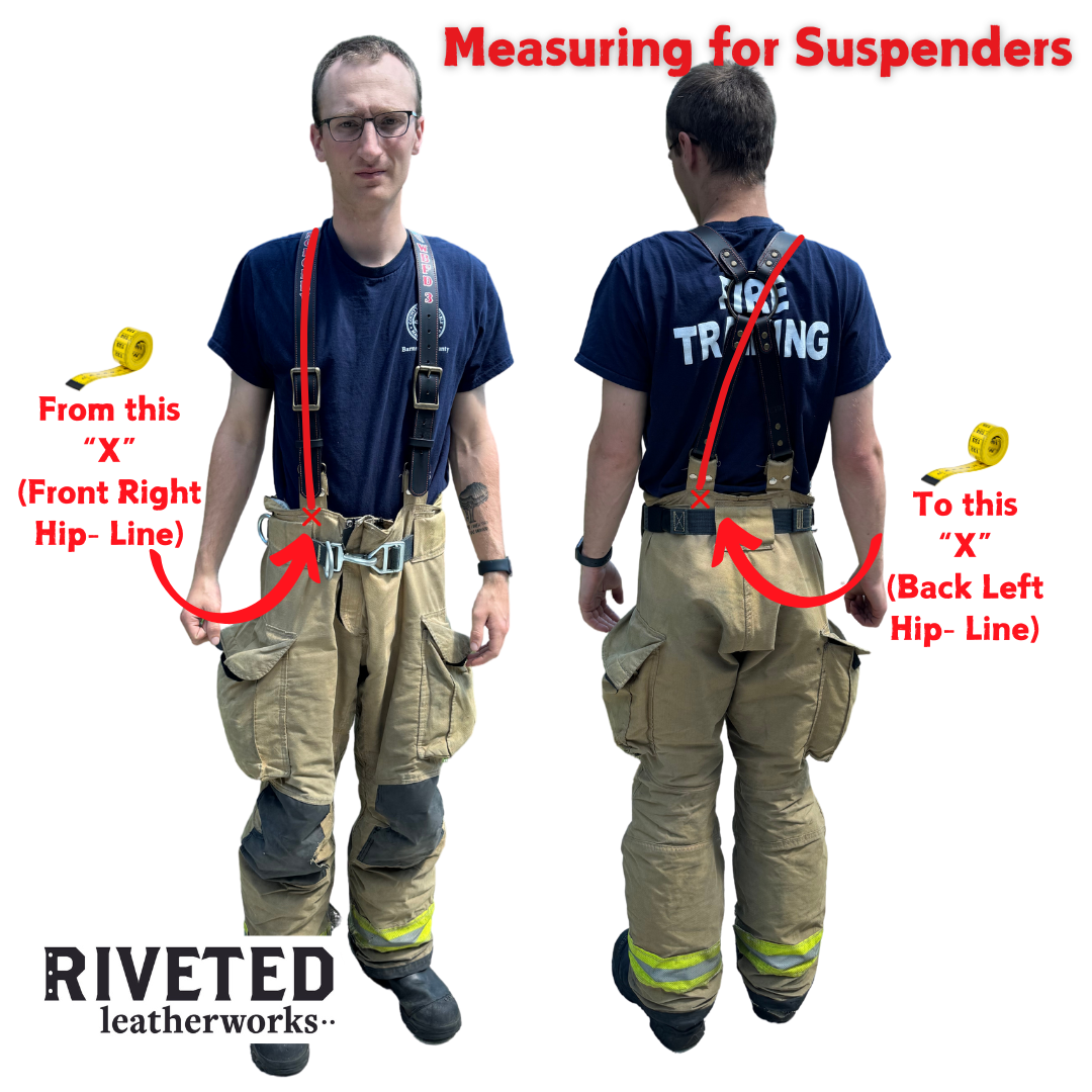 Custom Suspenders for Bunker Gear